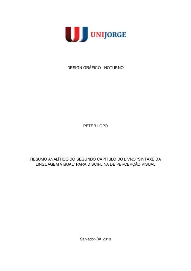 donis dondis sintaxe linguagem visual
